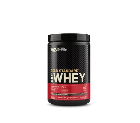 Optimum Nutrition 100% Whey Gold Standard Double Rich Chocolate 310 g, Sport & Velvære, Protein & Energi, Proteinpulver