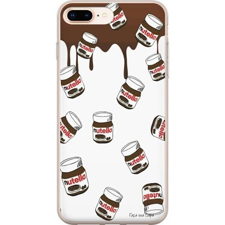Kompatibelt Mobilskal till Apple Apple iPhone 7 Plus Nutella Kawaii Style Söt Dessert