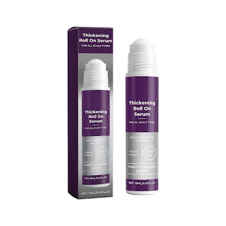 1-3X 15ml Hiusten Tuuheuttava Seerumi Biotiini Roll-On Applikatorilla Volyymin Lisäämiseen Ohentuville Hiuksille Miehille ja Naisille, Ei-Rasvainen 