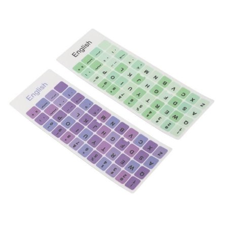 HURRISE-nyckelklistermärken Tangentbordsklistermärken, klistermärken för datorns tangentbord