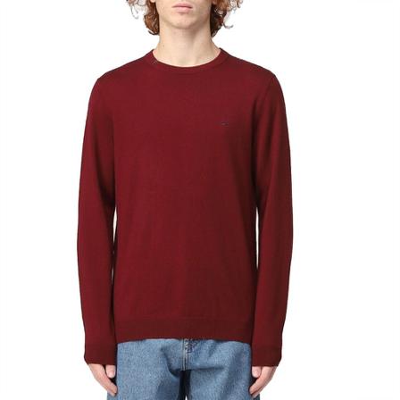 Sun68, Round-neck Knitwear Rood, Heren, Maat:M