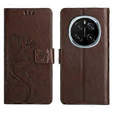 For Honor Magic7 Pro 5G Deksel PU Lær Telefon Lommebok Deksel med Stropp (Stil H)