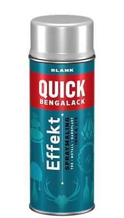 QUICK BENGALACK EFFEKTSPRAY SØLV METALLIC