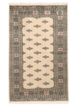 Pakistan Bokhara 2Ply Matta Handknuten 135X210 Brun/Beige Pakistan