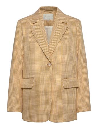 Vera Blazer Blazers Single Breasted Blazers Creme By Malina