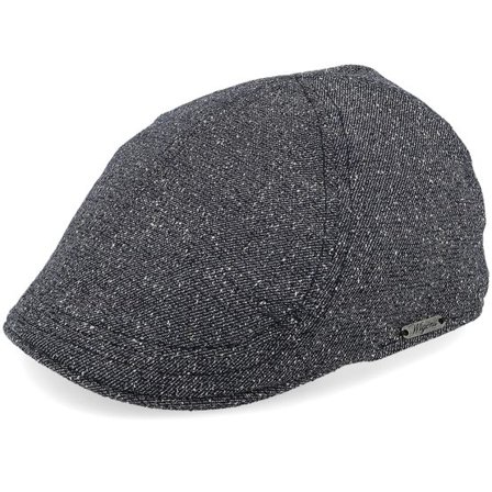 Wigéns - Svart flatcap Keps - Pub Cap Black Flat Cap @ Hatstore