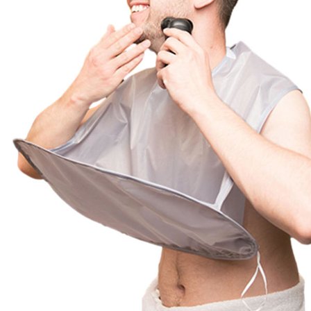 Rakningsförkläde - Rakförkläde, Tvättbar skäggtrimmeruppsamlare, Fällbar ansiktshårsuppsamlare för män, Fars dag-presenter till män, Maken