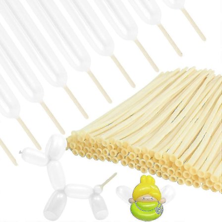 200 st 260 Långa Ballonger Klar - Långa Ballonger För Ballongdjur, Vridbara Ballonger För Ballong Ga