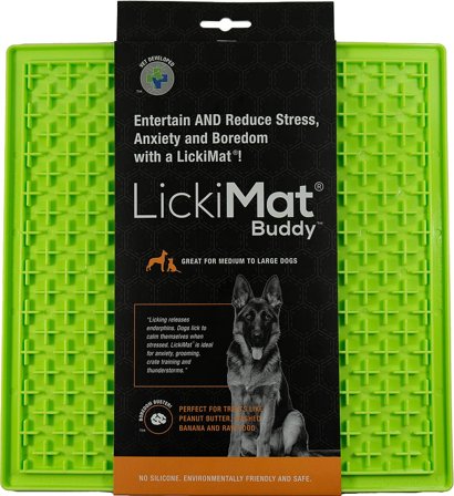 LickiMat Buddy Grøn, Tøj & Bolig, Foder & Tilbehør, Mad- & Vandskåle