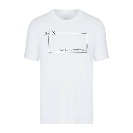 Armani Exchange, T-Shirts Wit, Heren, Maat:M