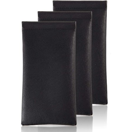 Skinnsolbriller Etui - 3 Pakke Fjær Oppbevaring Brille Etui
