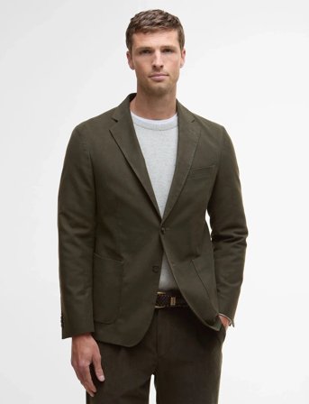Barbour Barbour Jennings Moleskin Blazer - Khaki green - 38