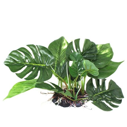 Akvarium plastplanter Kunstige planter Naturtro simulering grønne planter