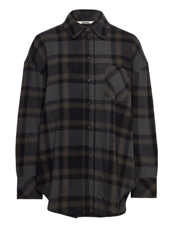 Monki Oversized Shirt - Black - L/XL