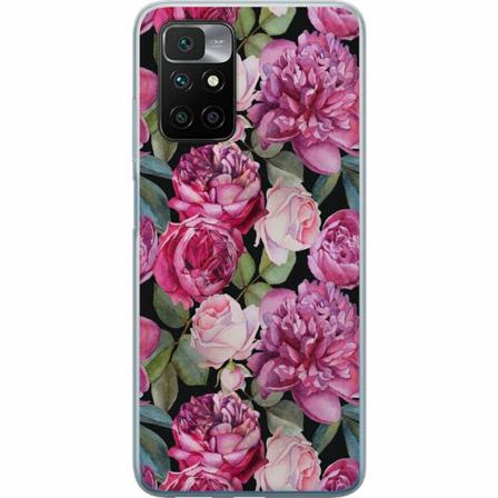 Xiaomi Redmi 10 Genomskinligt Skal Blommor
