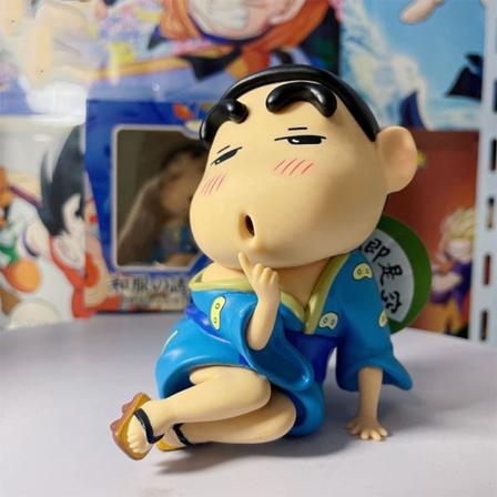 Den nye IC 1st Crayon Shin-Chan tegneserieanimefigur Shinnosuke Nohara Gk Blue OneSize