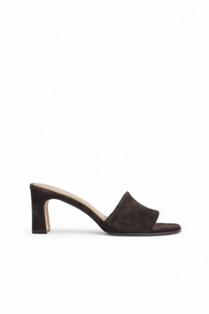 Premium Selection Suede Mules - Lædersko - Brun - EU 41