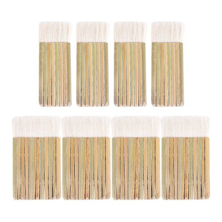 8 stk. H Hake Pensler, Bambus Hake Blender Pensler til Vask, Rengøring, cer