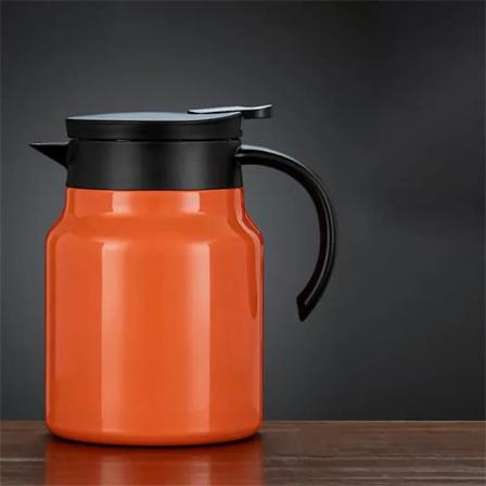 800ml/1000ml Isolerad Tegryta i 316 Rostfritt Stål för Kokning av Te med Te-Separering Stor Kapacitet army green