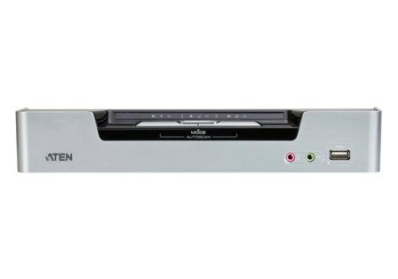 ATEN USB DVI Dual View KVMP Switch CS1642A - KVM / lyd / USB-svitsj - 2 porter