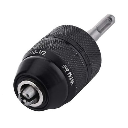 2-13MM Nyckellös Borrchuck med SDS Plus Adapter, Kraftig 1/2-20UNF Slagborrchuck Konverterare Snabbväxlingsadapter Konverteringsverktyg-WELLNGS