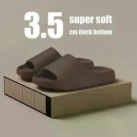 Sommermote Herre EVA Myke Tykksålede Innesko & Dame Yeezys Stil Sandaler Strand Komfort[HK]