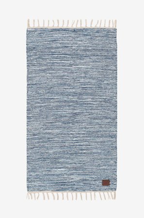 KM Home - Trasmatta Slite - Blå - Bomulls- & trasmattor - 75X180 - Från Homeroom