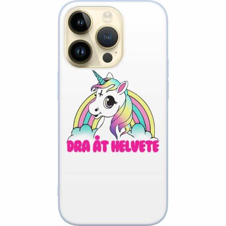Apple Iphone 14 Pro Premium Skal Unicorn - Dra Åt @!#