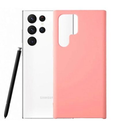 Samsung Galaxy S22 Ultra 5G Silikonskal - Rosa