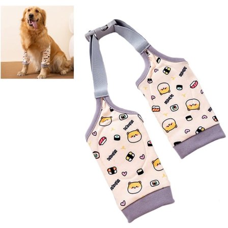 Hund forbeinbeskyttere Kjæledyrklær Knebubeskyttelse Sår beskyttelse Holdbare knebeskyttere Labrador Retriever Border Collie Stor rase