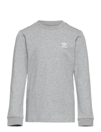 Ls Tee Sport T-shirts Long-sleeved T-shirts Grey Adidas Originals