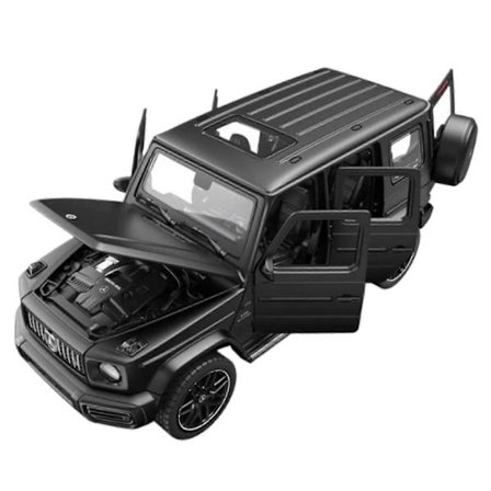 MercedesBenz G63 G65 SUV legering støpt metall offroad bilmodell (Svart)