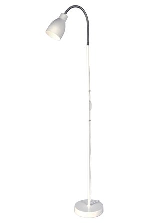 Aneta Lighting SAREK gulvlampe, hvit, E27 MAX 7W R63 alt. MAX 11W LED