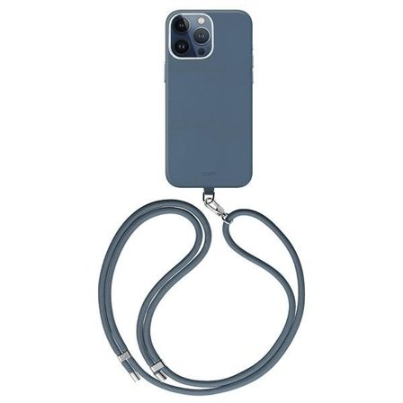 Uniq Coehl Muse magneettinen latauskotelo iPhone 15 Pro - sininen