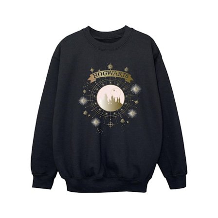 Harry Potter Girls Hogwarts Yule Ball Sweatshirt 7-8 år Svart