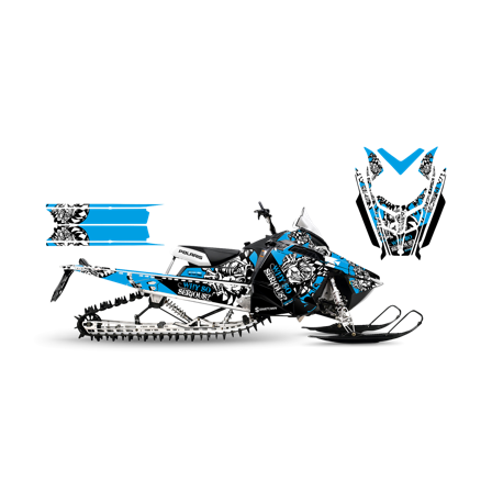 Dekalkit SweTown Joker Blå - Polaris 800 Switchback Assault 2011-2016