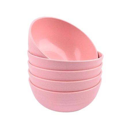 Kulhosetti, 5 rikkoutumatonta pasta-kulhoa, uudelleenkäytettäviä murokulhoja, 532 ml suuri kulho salaatille, pastalle, riisille, nuudeleille, 