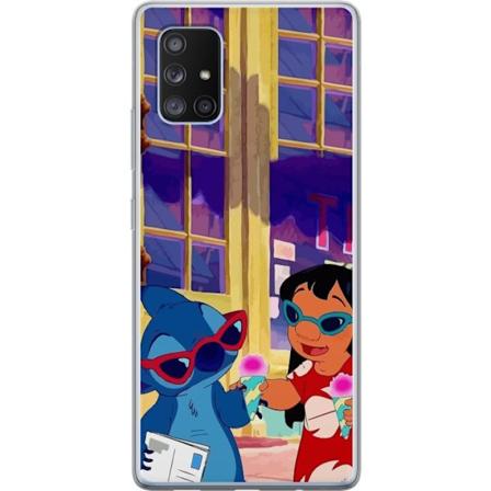 Samsung Galaxy A71 5G Läpinäkyvä kuori lilo ja stitch 2025