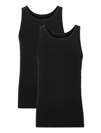 Singlet Underwear Night & Loungewear Pyjama Tops Sort Schiesser