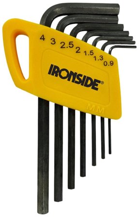 Ironside 899559 Vinkelnyckelsats 7 styck, Handverktyg