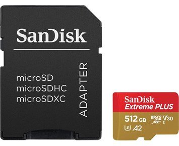 SanDisk-Extreme MicroSD 512 GB-512 GB microSDXC Extreme minnekort-Data storage-Minnekort