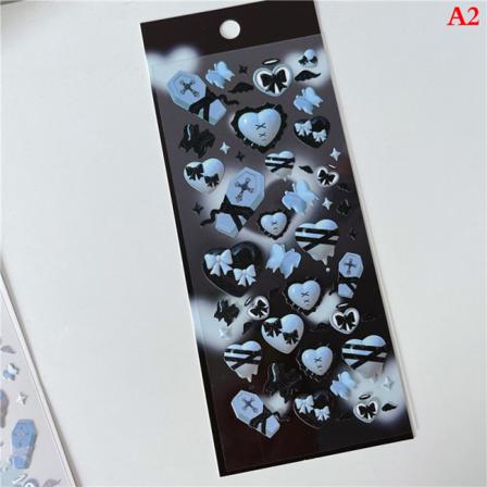 N Kawaii Love Heart Bow Bell Dekorativa Klistermärken För Craft Card