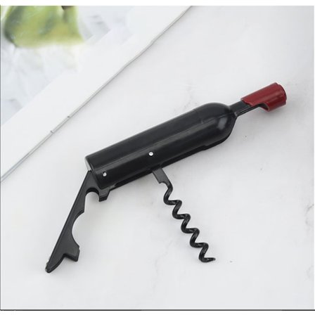 Korketrekker og flaskeåpner / Mini magnetisk vinflaske / Dimens