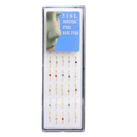 Näsa Öronpiercingar 5 St Mix Pack