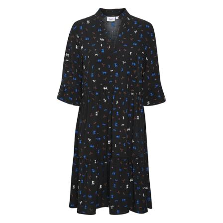 Saint Tropez, Eda SZ Dress Blauw, Dames, Maat:L