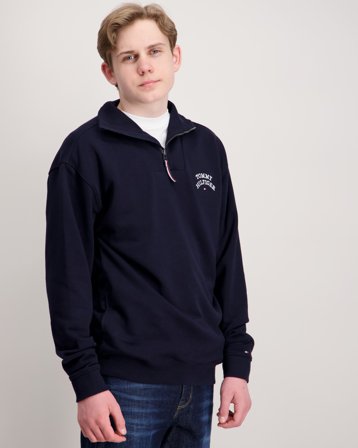 Tommy Hilfiger TH HALF ZIP SWEATSHIRT Blå Trøjer Dreng - Kids Brand Store