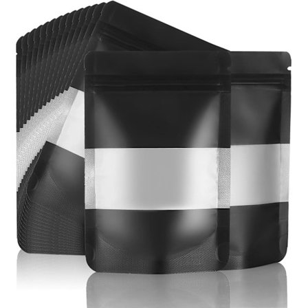 100 Återförslutningsbara Zip-påsar, Mylar Luktfri Påse 10 x 15 cm För P DXGHC