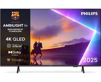 Philips 55tum PUS85 4K QLED Smart Ambilight TV - 55PUS8550/12 - Fyndvara