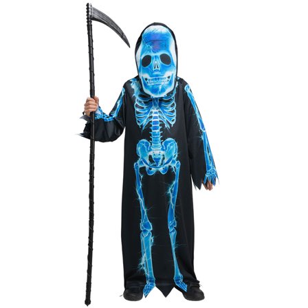 Liemannen Skelett Dräkt Barn