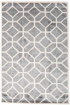 Geometric Palace Rug - Grey/Off White 200X300